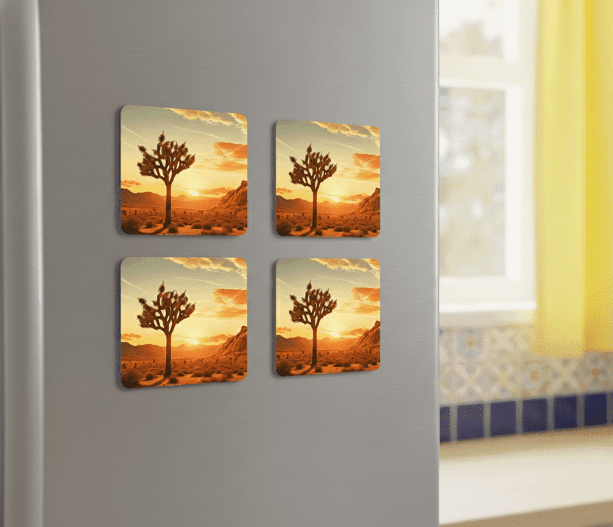 Custom 3 inch square magnets