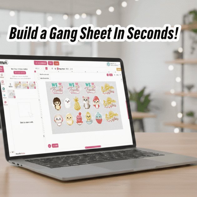Build a gang sheet in seconds!
