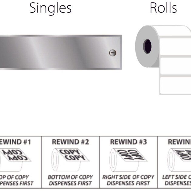 4” x 5” Inch Silver Bopp Labels