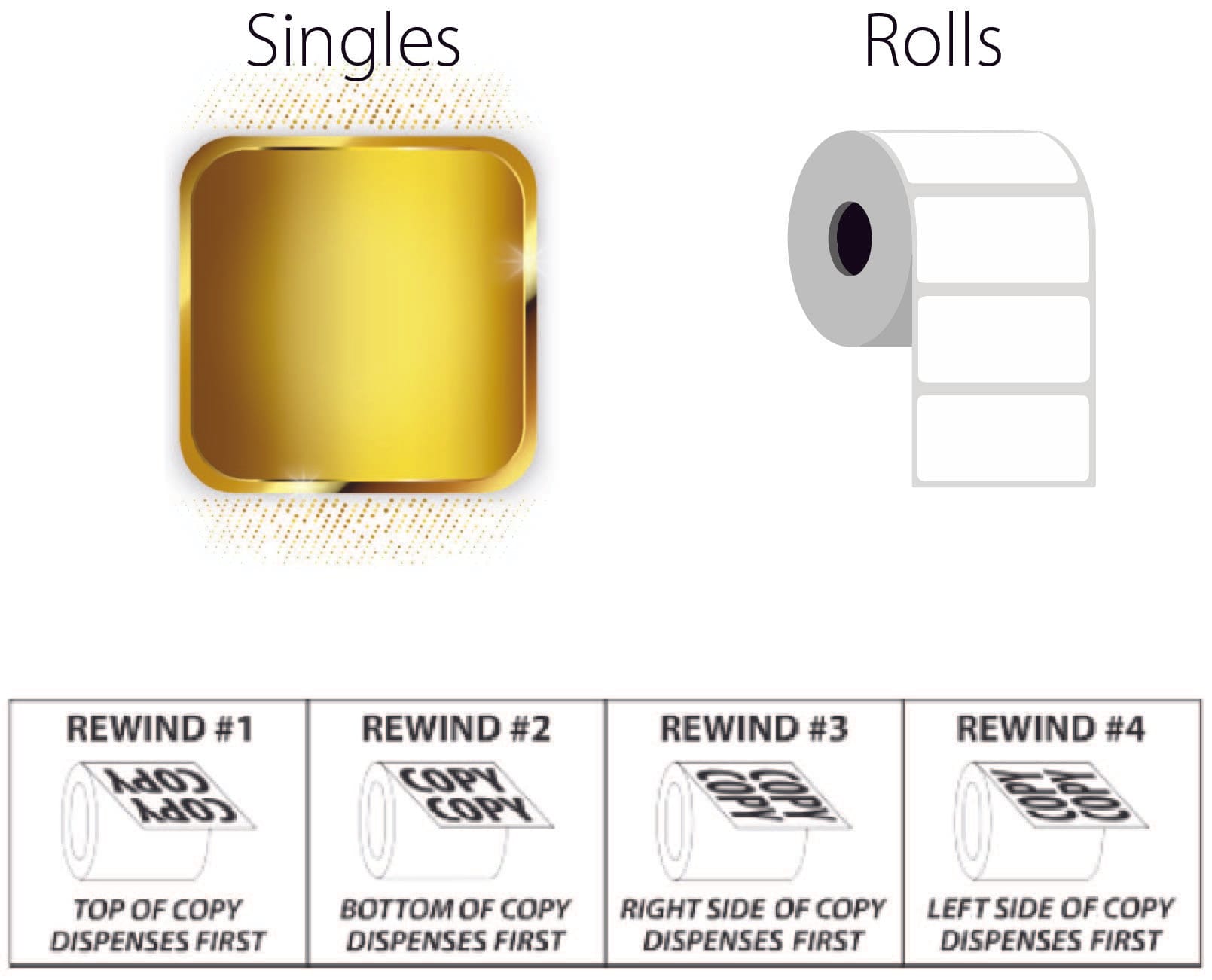 2 Inch Silver Bopp Square Labels