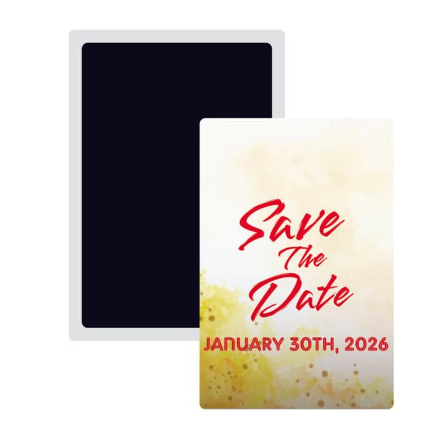 Save the date magnet