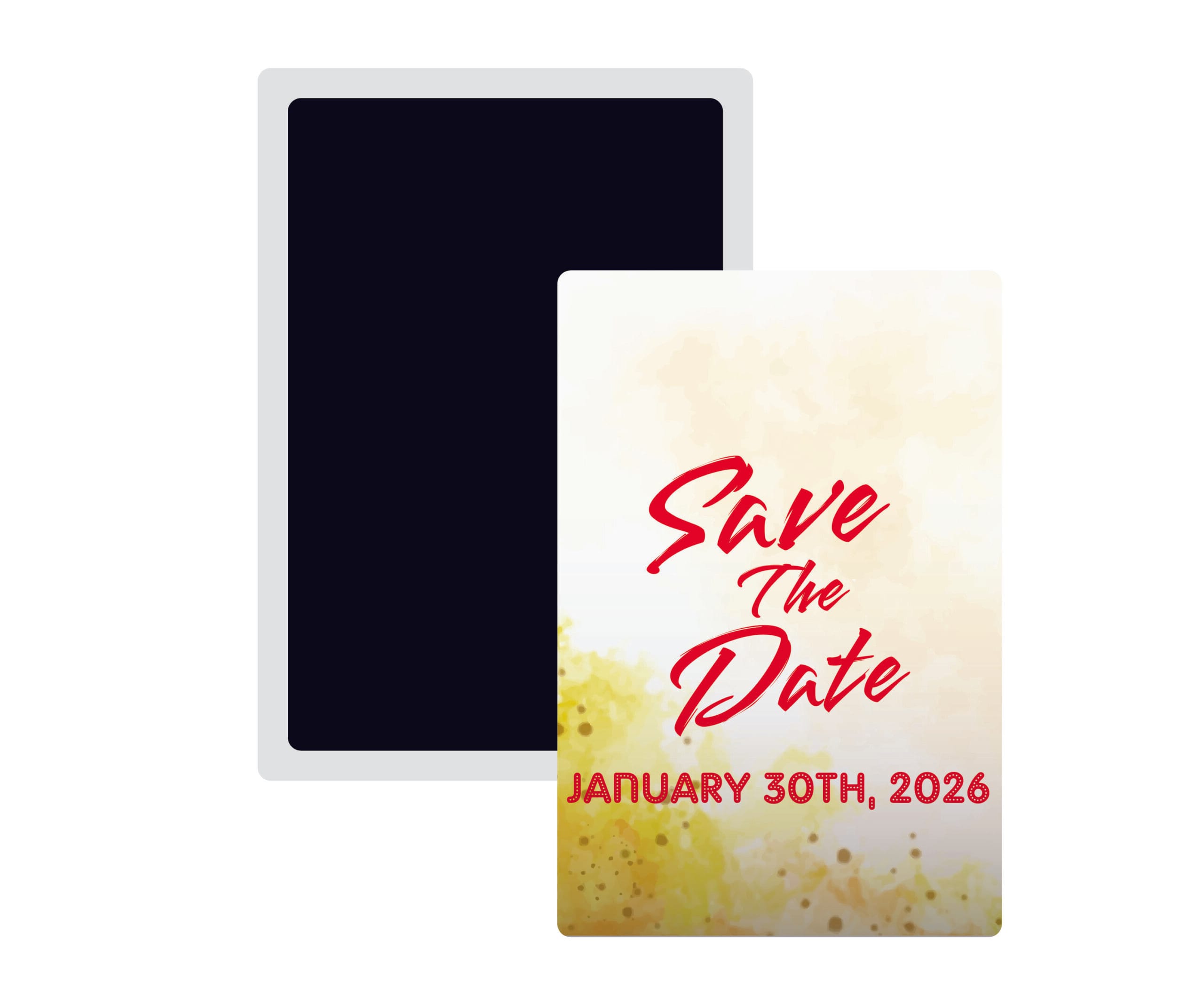 Save the date magnet